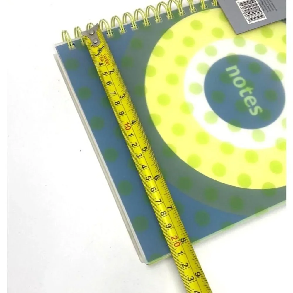 Target Spiral Lined Notebook Polka Dot Design Color Code Margins School